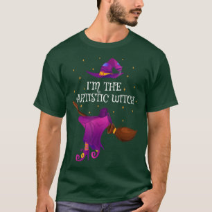 Camiseta Engraçado Eu Sou A Bruxa Artística Halloween 980