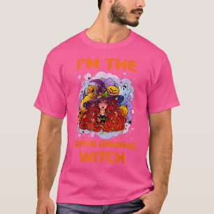 Camiseta Engraçado Eu Sou A Bruxa Bebendo De Café 42704