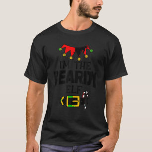 Camiseta Engraçado Eu Sou A Família De Natal Do Elfo Beardy