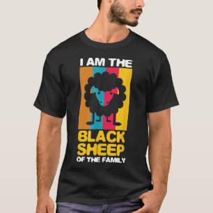 Camiseta Engraçado Eu Sou A Ovelha Negra Dos Amantes De Bri