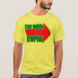 Camiseta Engraçado eu sou com os presentes estúpidos dos