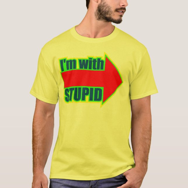 Camiseta Engraçado eu sou com os presentes estúpidos dos (Frente)