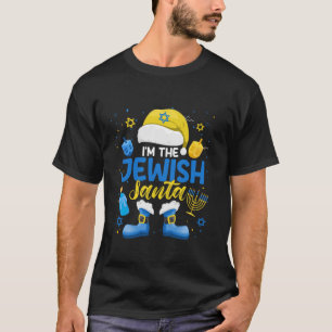 Camiseta Engraçado eu sou os Papais noeis judeus Menorah Ch