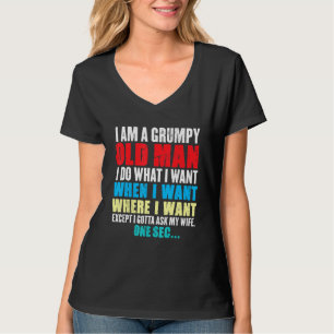 Camiseta Engraçado Eu Sou Um Velho Engraçado Eu Faço O Que