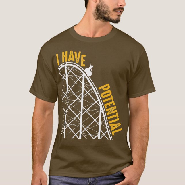 Camiseta Engraçado Eu Tenho Potencial Presente De Porta cop (Frente)