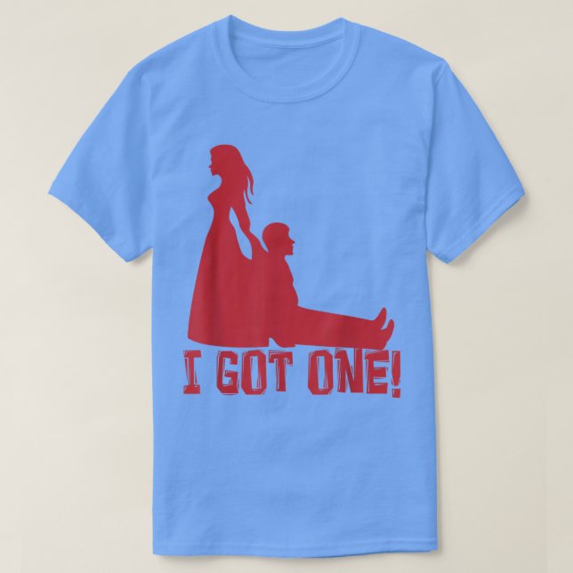 Camiseta Engraçado Eu Tenho Uma Design De Casamento Para A  (Frente do Design)