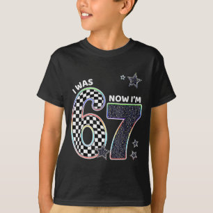 Camiseta Engraçado Eu Tinha 6 Anos Agora Tenho 7 Aniversári