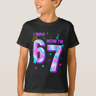 Camiseta Engraçado Eu Tinha 6 Anos Agora Tenho 7 Seis Sete