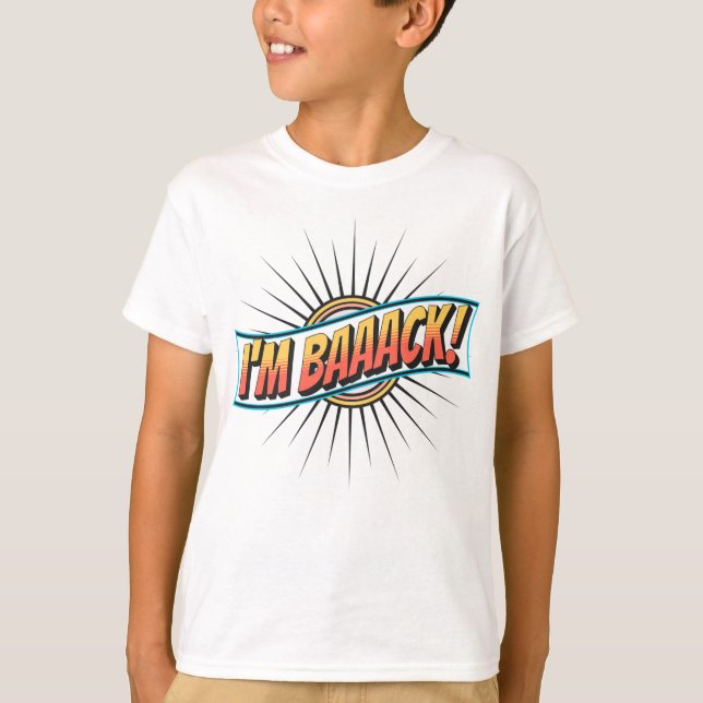 Camiseta Engraçado Eu Voltar Para A Escola (Frente)