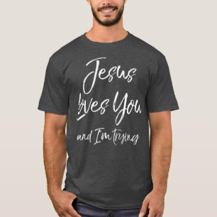 Camiseta Engraçado Evangelismo Presente Sarcasmo Jesus Te
