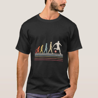 Camiseta Engraçado Evolução Do Esporte Do Homem Retro Vinta