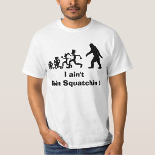 Camiseta Engraçado evolução do Squatchin