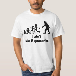 Camiseta Engraçado evolução do Squatchin