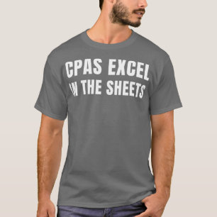 Camiseta Engraçado Excel na Contabilidade de Folhas
