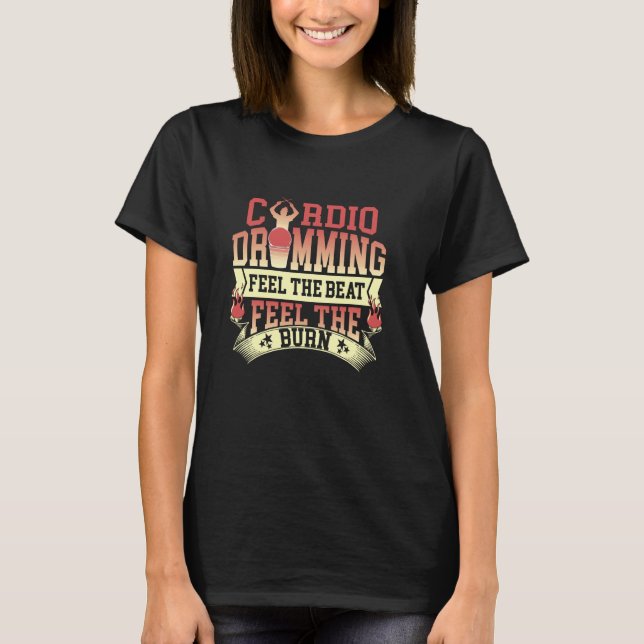 Camiseta Engraçado Exercício de exercícios de exercícios de (Frente)