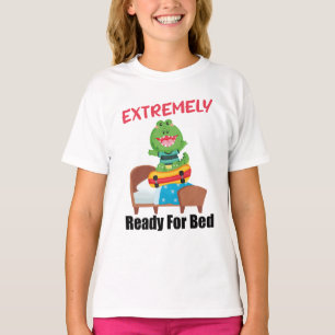 Camiseta engraçado extremamente pronto para dormir
