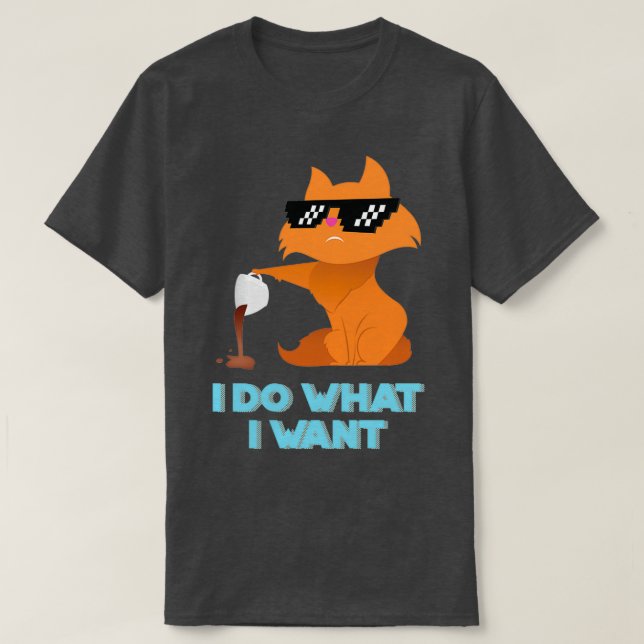 Camiseta Engraçado, faço o que quero. (Frente do Design)