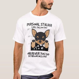 Camiseta Engraçado Falador Pessoal Chihuahua Dog Lover