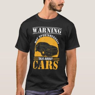 Camiseta Engraçado Falar Sobre Carro Uma Cotação De Carr