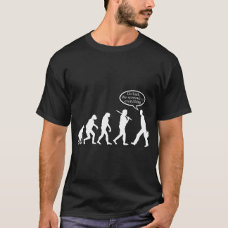 Camiseta Engraçado! FALHA na evolução