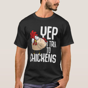 Camiseta Engraçado, Falo Com Galinhas Que Dão Um Animal Leg