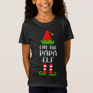 Camiseta Engraçado Família Correspondente. Sou o Papai Elf