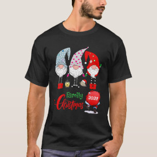 Camiseta Engraçado Família de Anões de Natal 2021