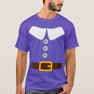 Camiseta Engraçado fantasia de peregrino de ação de graças