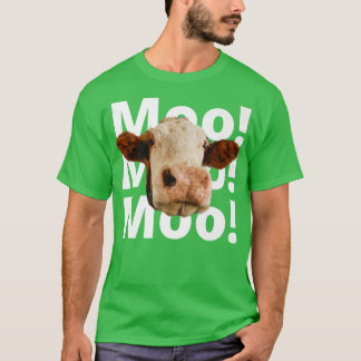 Camiseta Engraçado Farmer, Moo Cow, eu gosto muito de coco