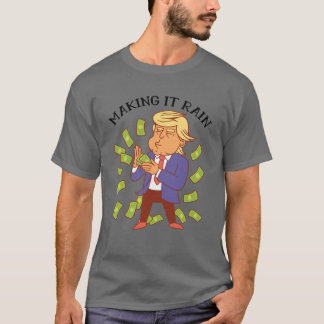 Camiseta Engraçado - Fazer Chover - Humor Político - Teto