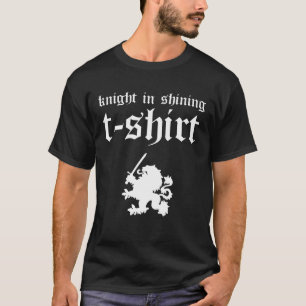 Camiseta Engraçado Feira Renascentista Cavaleiro Heráldico
