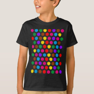 Camiseta Engraçado Feliz Dia de Bolinhas Estudantes de Arte