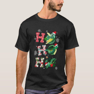 Camiseta Engraçado Feliz Natal HO HO Papais noeis de Tarta