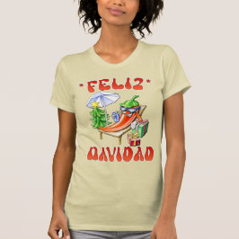 Camiseta Engraçado Feliz Navidad, Feliz Natal Feliz Chili