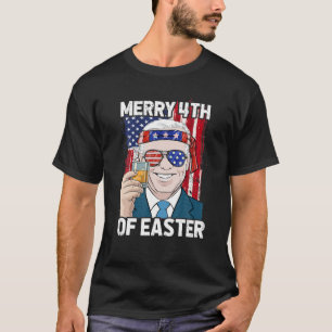 Camiseta Engraçado Feliz Patriótica 4º Da Páscoa Ameri