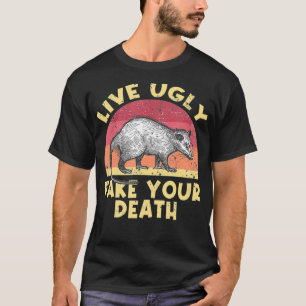 Camiseta Engraçado Feliz Possum Dons Ogambm Amor Legal Anim