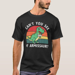 Camiseta Engraçado ficar bem cedo, Braço quebrado não pode