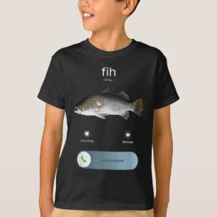 Camiseta Engraçado Fih Chamar, Fih Chamar Memória, Fih Fis