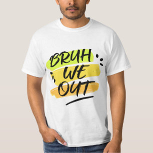Camiseta Engraçado Fim Da Escola Professor Summer Bruh