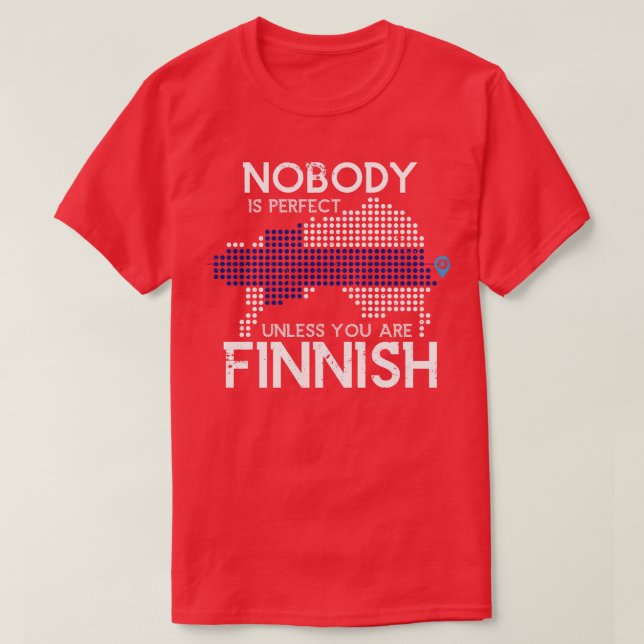 Camiseta Engraçado Finn Gift Idea Finlândia (Frente do Design)