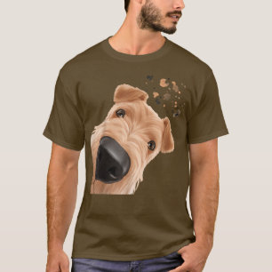 Camiseta Engraçado Fio De Cão Curioso Do Terrier