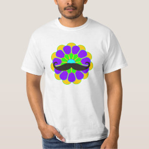 Camiseta Engraçado Flor Blogueiro II + bigode