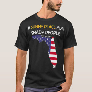 Camiseta Engraçado Flórida Descrição De Um Lugar Sunny Para