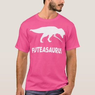 Camiseta Engraçado Fluteasaurus Flute Dinosaur (Camisa Flut