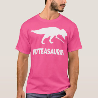 Camiseta Engraçado Fluteasaurus Flute Dinosaur (Camisa Flut