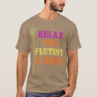 Camiseta Engraçado Flutista Citação Música Dotada Flute