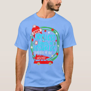 Camiseta Engraçado Fodal Árvore de Natal Caminhão Jolliest