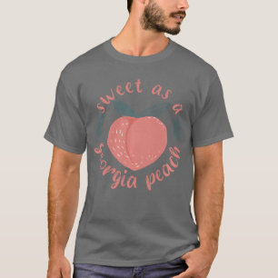 Camiseta Engraçado Fofo como garota Peach da Geórgia menino