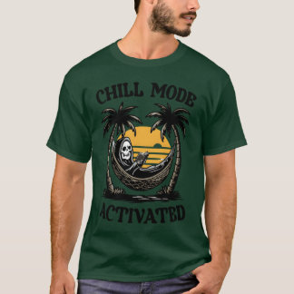 Camiseta Engraçado folheado de verão escuro morto lendo gót
