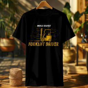 Camiseta Engraçado Forkelevador Certificado: Confie em mim,